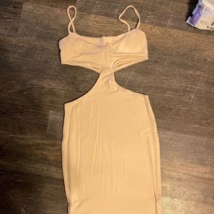Naked Wardrobe Cutout Tank Maxi Dress